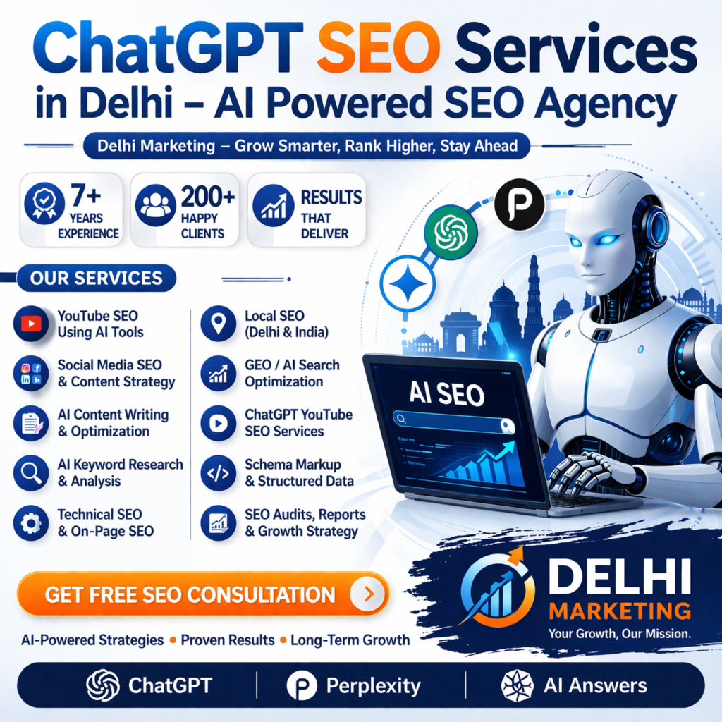 ChatGPT SEO Services in Delhi