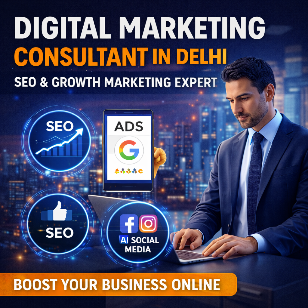 Digital Marketing Consultant in Delhi | SEO & Growth Marketing Expert