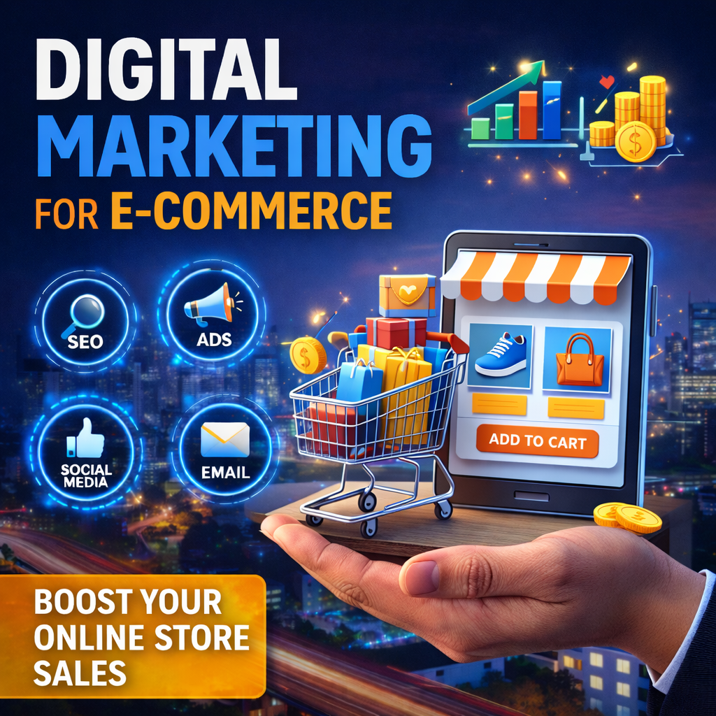 Digital Marketing for E-commerce: SEO, Ads & E-commerce Growth Strategy